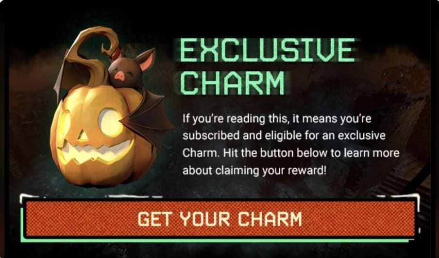 Newsletter Exclusive Charm